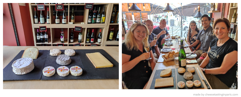 cheese tasting with champagne