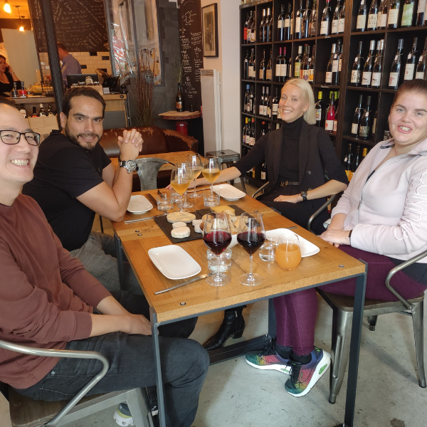 cheese and wine tasting in Paris